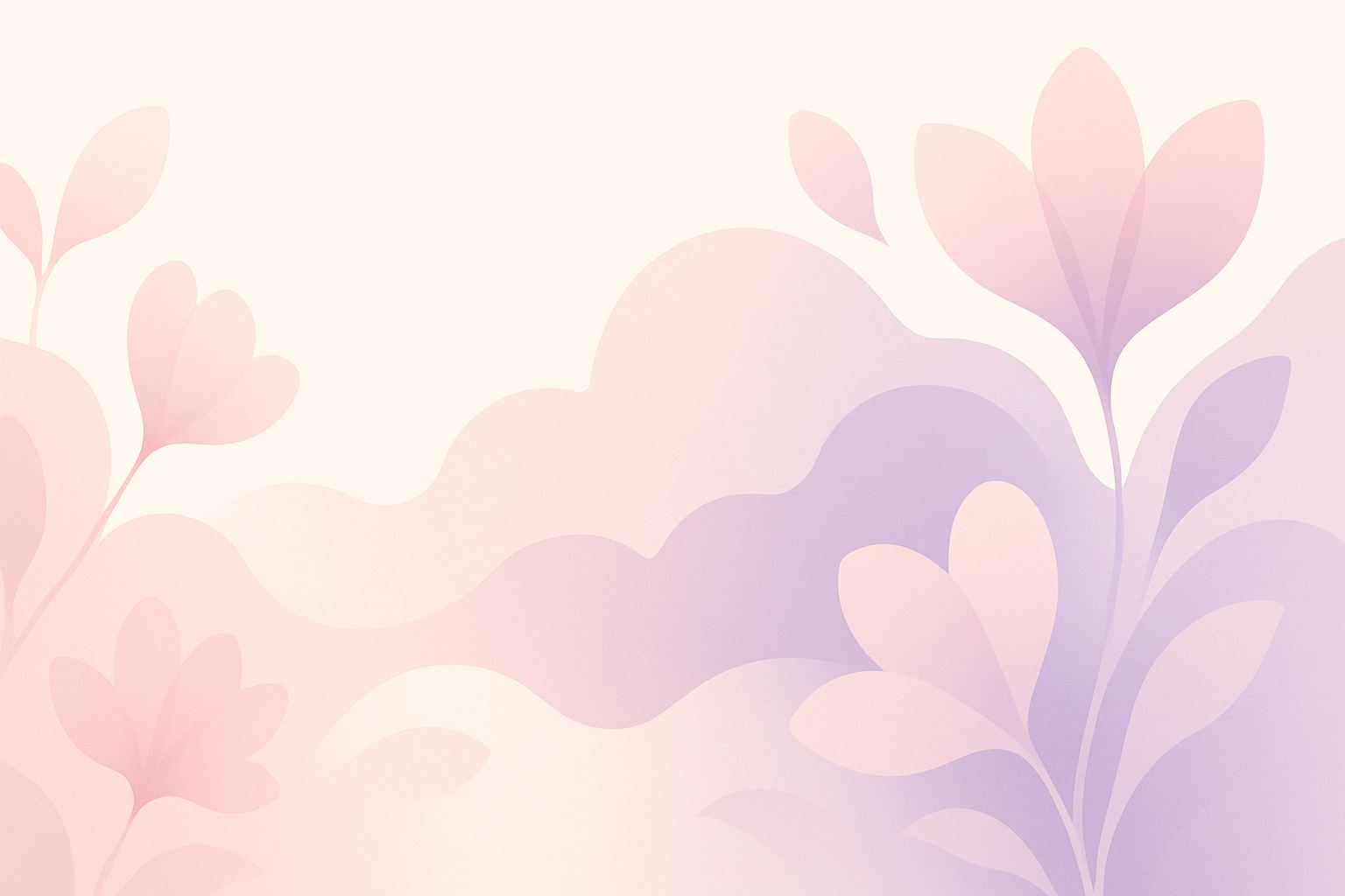 Soft pastel bloom illustration representing a fast, elegant network